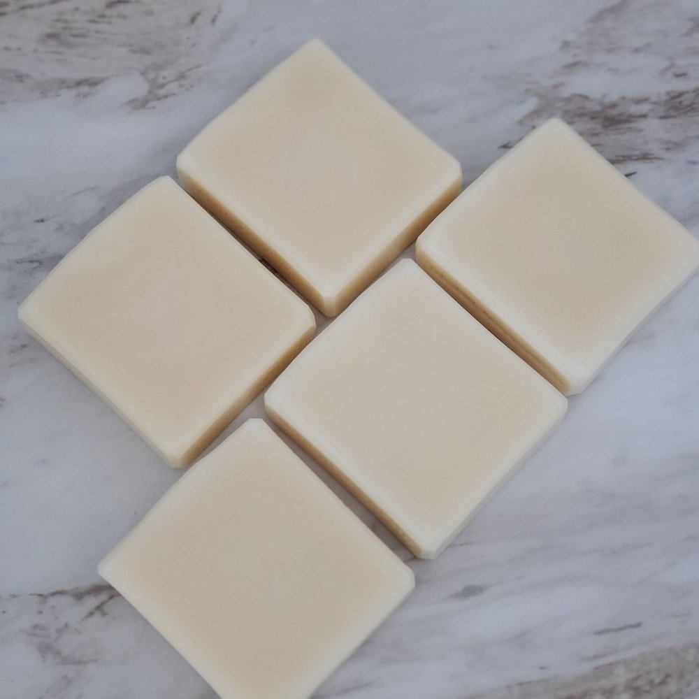 (2) Unscented Bar Body Soaps w/out Fragrance Plain - Picture 4 of 4